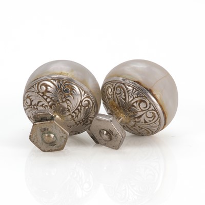 Lot 117 - A pair of pearl stud earrings