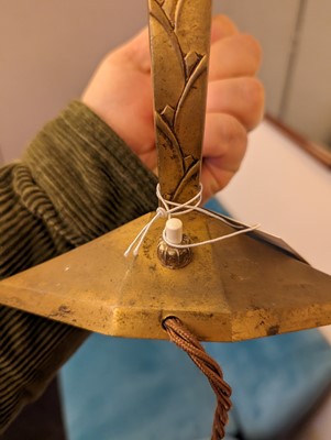Lot 162 - An Art Deco table lamp