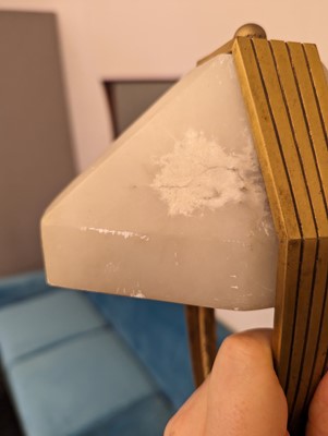 Lot 162 - An Art Deco table lamp