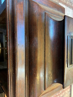 Lot 34 - A George III mahogany cased bracket clock