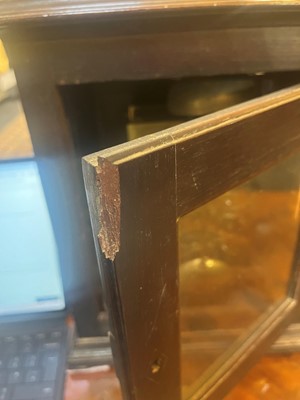 Lot 34 - A George III mahogany cased bracket clock