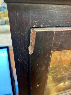 Lot 34 - A George III mahogany cased bracket clock