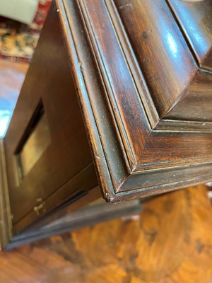 Lot 34 - A George III mahogany cased bracket clock