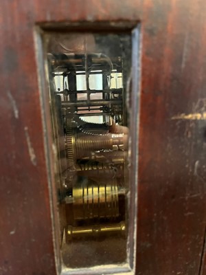 Lot 34 - A George III mahogany cased bracket clock