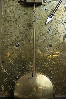 Lot 34 - A George III mahogany cased bracket clock