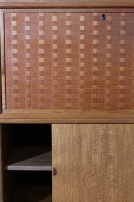 Lot 217 - A Danish teak 'Royal' wall system