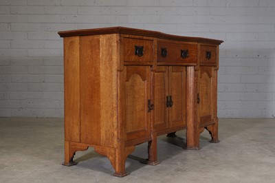 Lot 108 - A European Jugendstil oak dresser
