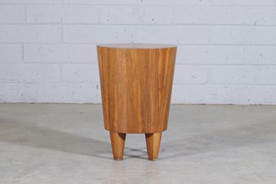 Lot 71 - A walnut stool