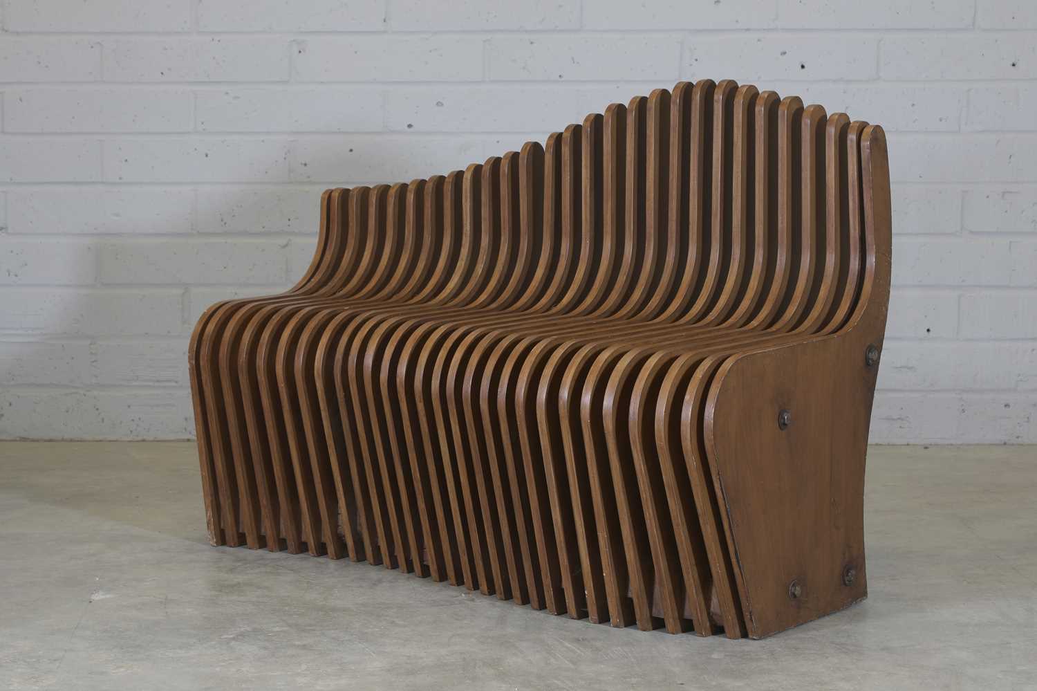 Lot 273 - A 'Parametric' bench