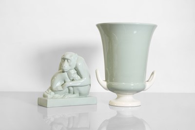 Lot 125 - A 'Monkeys' pottery figure group