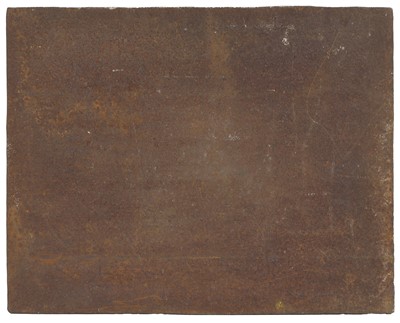 Lot 173 - A French modernist cast iron fireback