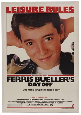 Lot 271 - A 'Ferris Bueller's Day Off' one sheet film poster