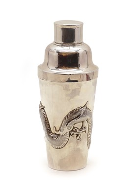 Lot 14 - A Chinese silver cocktail shaker