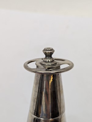 Lot 15 - A silver plated cocktail shaker