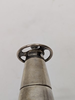 Lot 15 - A silver plated cocktail shaker