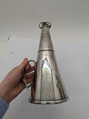 Lot 15 - A silver plated cocktail shaker