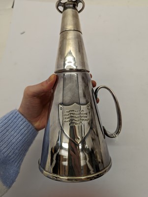 Lot 15 - A silver plated cocktail shaker