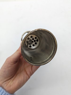 Lot 15 - A silver plated cocktail shaker