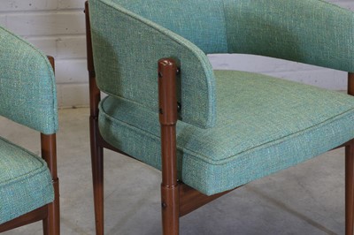 Lot 227 - A pair of Brazilian Ipé wood armchairs