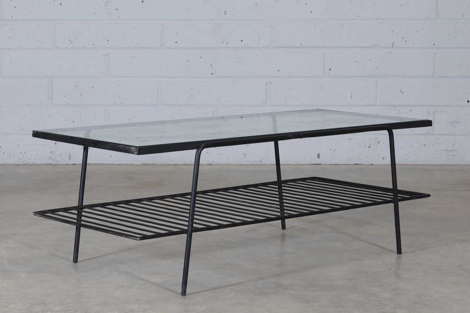 Lot 225 - A Brazilian wrought-steel coffee table