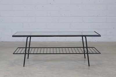 Lot 225 - A Brazilian wrought-steel coffee table
