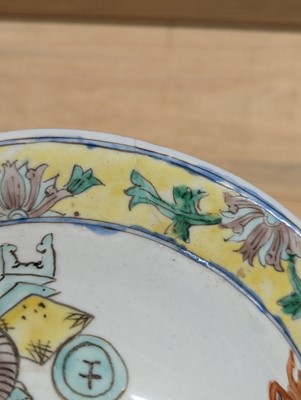 Lot 175 - A pair of Chinese famille verte vases and covers