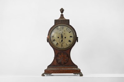 Lot 282 - A Regency mahogany balloon clock
