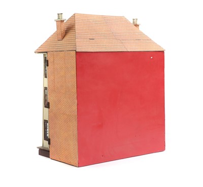 Lot 157 - A painted dolls house