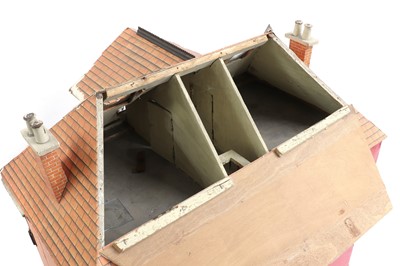 Lot 157 - A painted dolls house