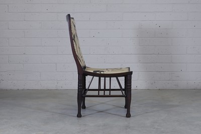 Lot 91 - A mahogany Thebes chair