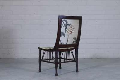 Lot 91 - A mahogany Thebes chair