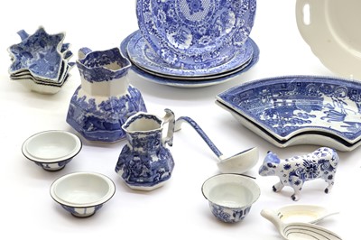 Lot 199 - A large collection of blue and white pottery and porcelain