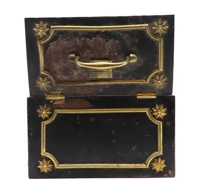 Lot 240 - A small strong box