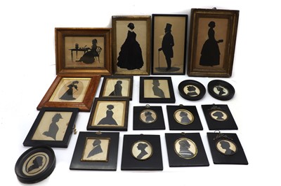 Lot 247 - A collection of silhouettes