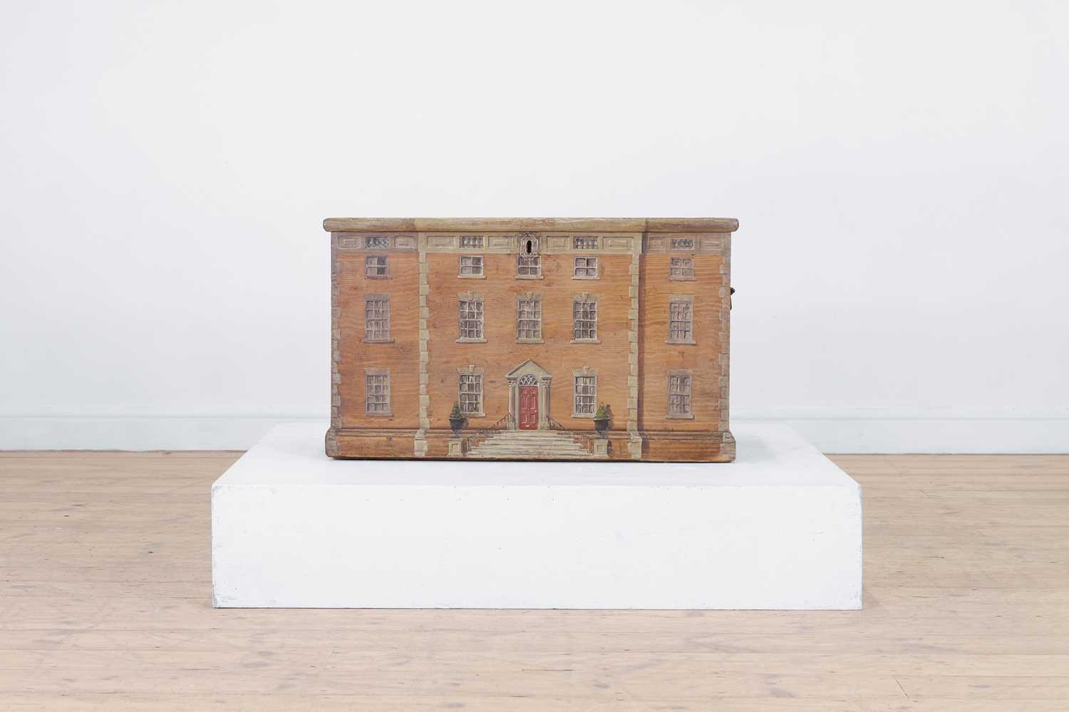 Lot 276 - A scumbled pine box