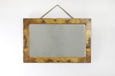 Lot 253 - A gilt-gesso wall mirror