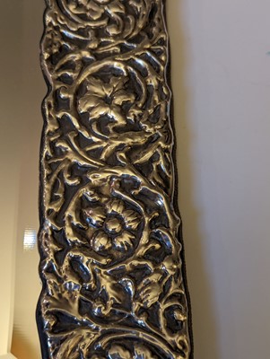 Lot 20 - A silver mounted table mirror