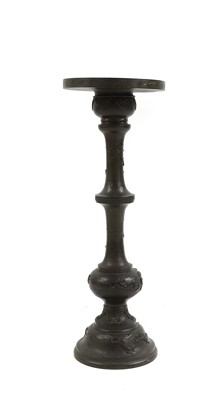 Lot 175 - A Japanese bronze jardiniere stand