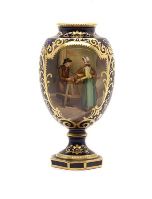 Lot 80 - A German porcelain vase