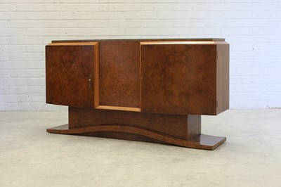 Lot 145 - An Art Deco burr walnut sideboard