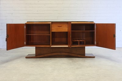 Lot 145 - An Art Deco burr walnut sideboard