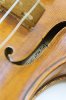 Lot 355 - A Luigi Montanari violin