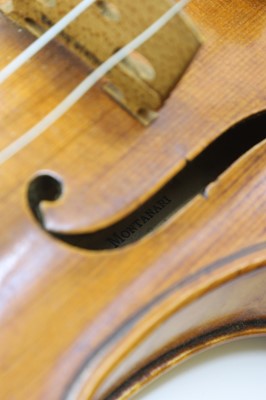 Lot 355 - A Luigi Montanari violin