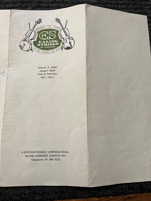 Lot 355 - A Luigi Montanari violin