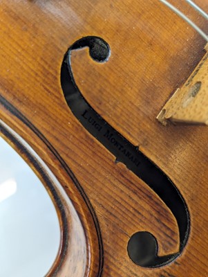 Lot 355 - A Luigi Montanari violin