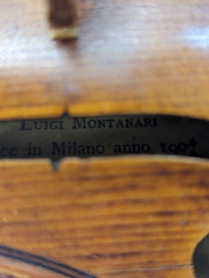 Lot 355 - A Luigi Montanari violin
