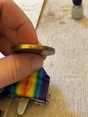 Lot 143 - A WWI medal group