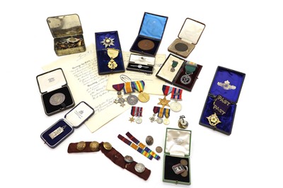 Lot A WWI medal group
