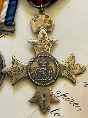 Lot 143 - A WWI medal group