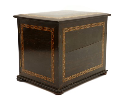 Lot 130 - A Tunbridge Ware table cabinet